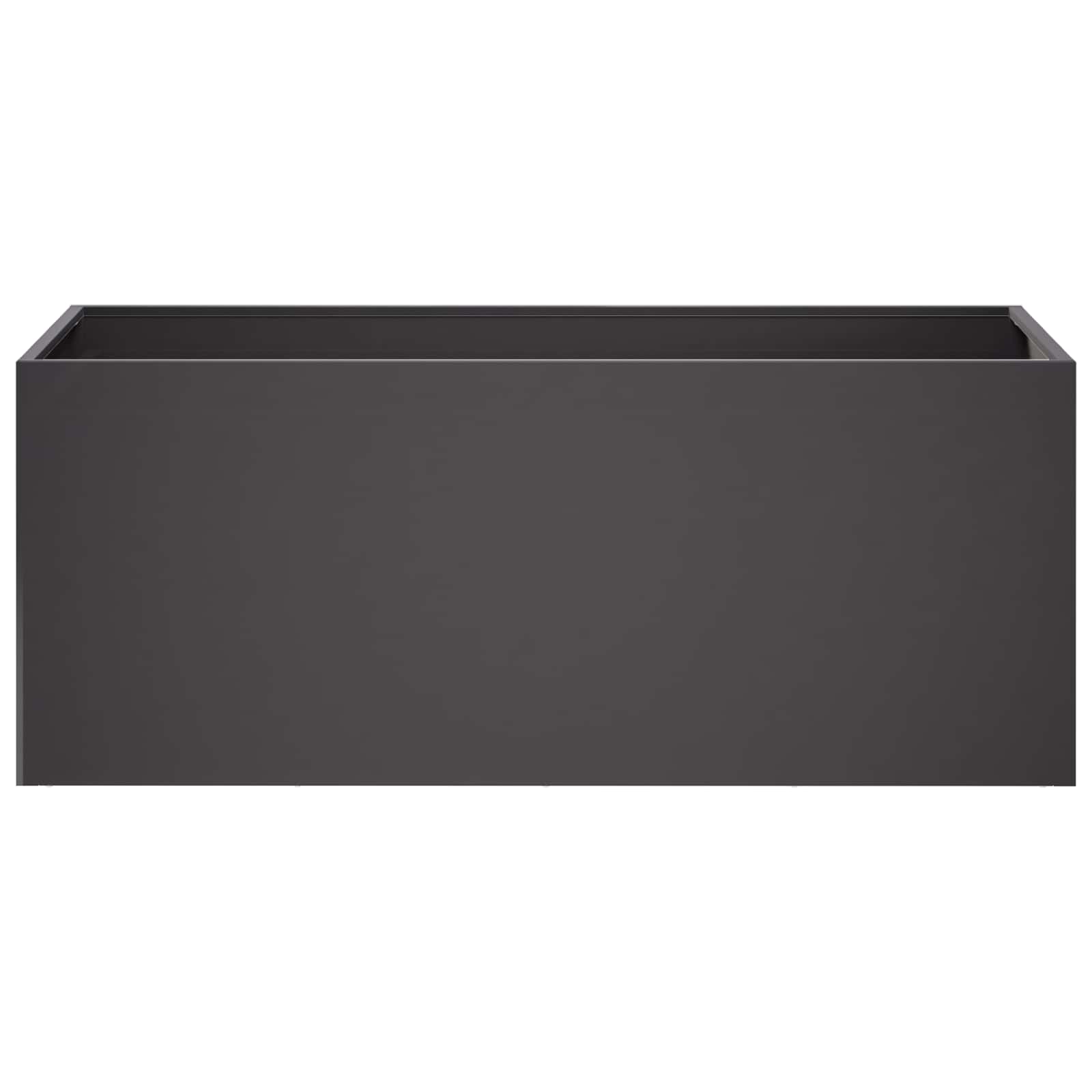 Plantenbak Zwart 80 x 40 x 40 cm Koudgewalst staal