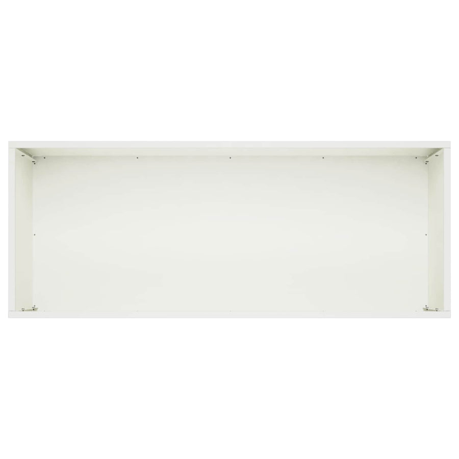 Plantenbak Wit 80 x 40 x 40 cm Koudgewalst staal