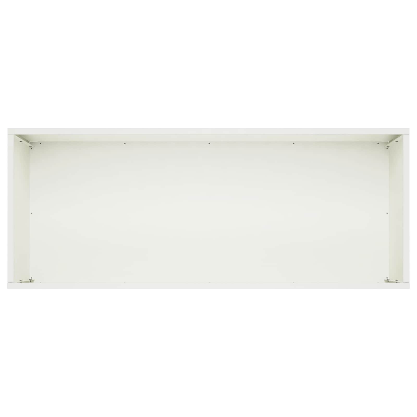 Plantenbak 2 st Wit 80 x 40 x 40 cm Koudgewalst staal