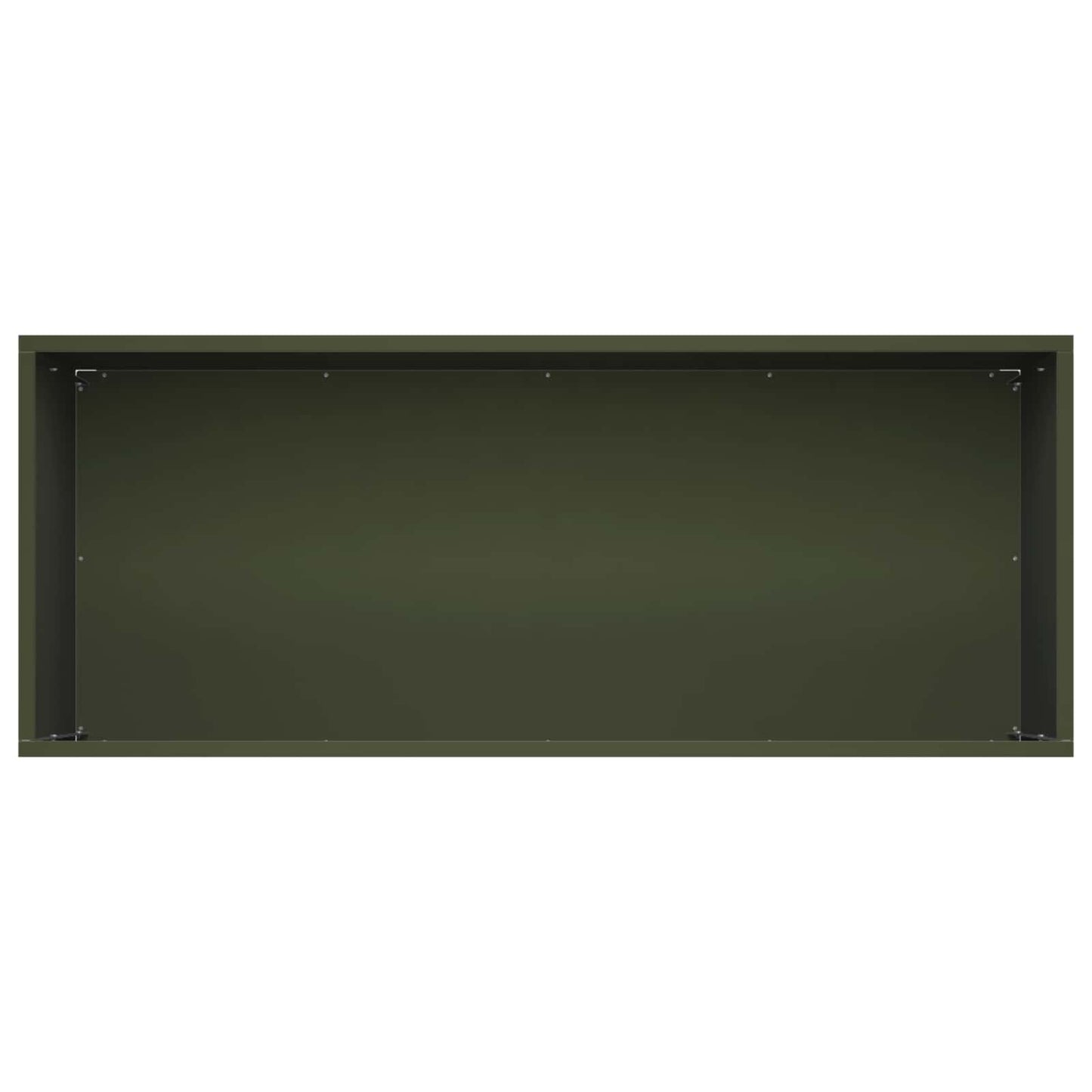 Plantenbak Olijfgroen 80 x 40 x 40 cm Koudgewalst staal