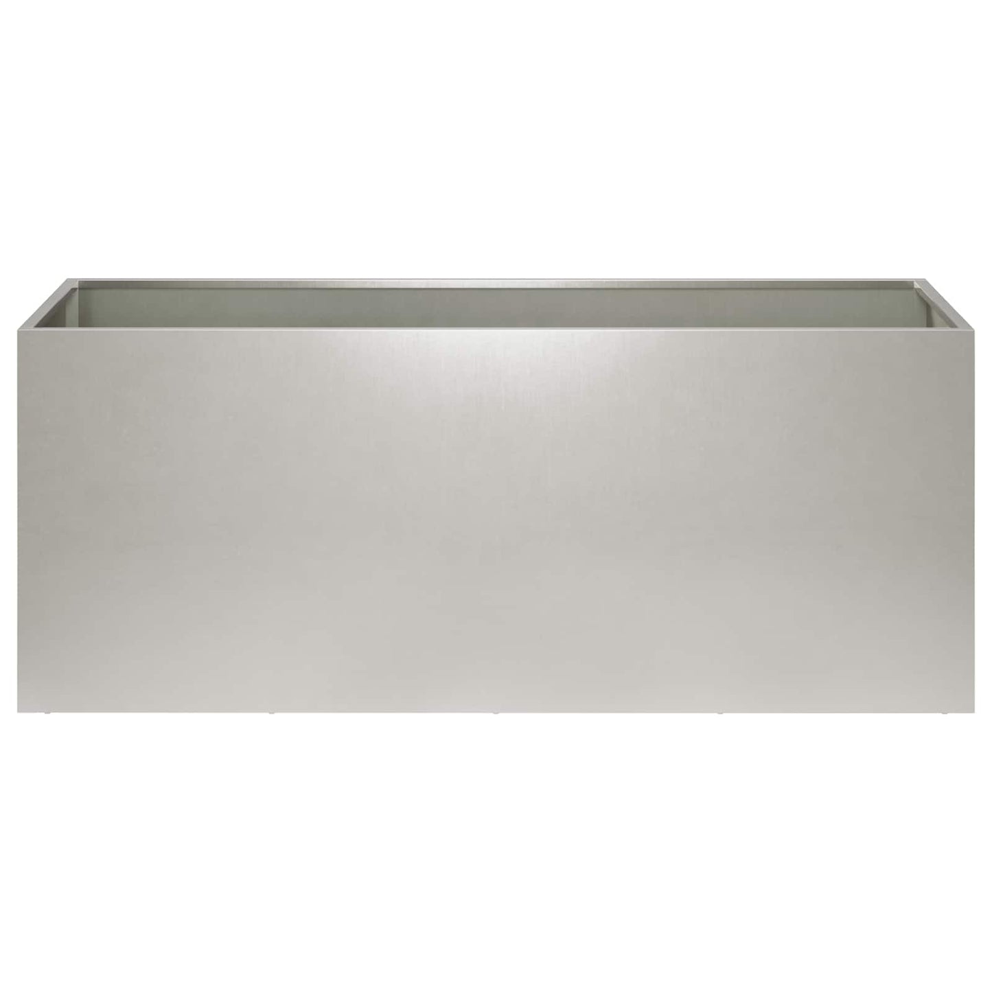 Plantenbak zilver 80 x 40 x 40 cm Roestvrij staal