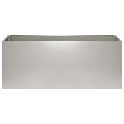 Plantenbak zilver 80 x 40 x 40 cm Roestvrij staal