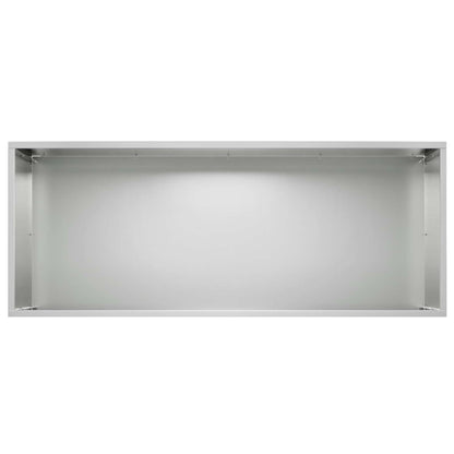 Plantenbak zilver 80 x 40 x 40 cm Gegalvaniseerd staal