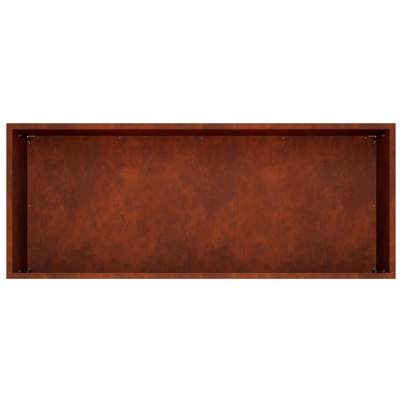 Plantenbak 2 st Roestkleurig 80 x 40 x 40 cm weervast staal