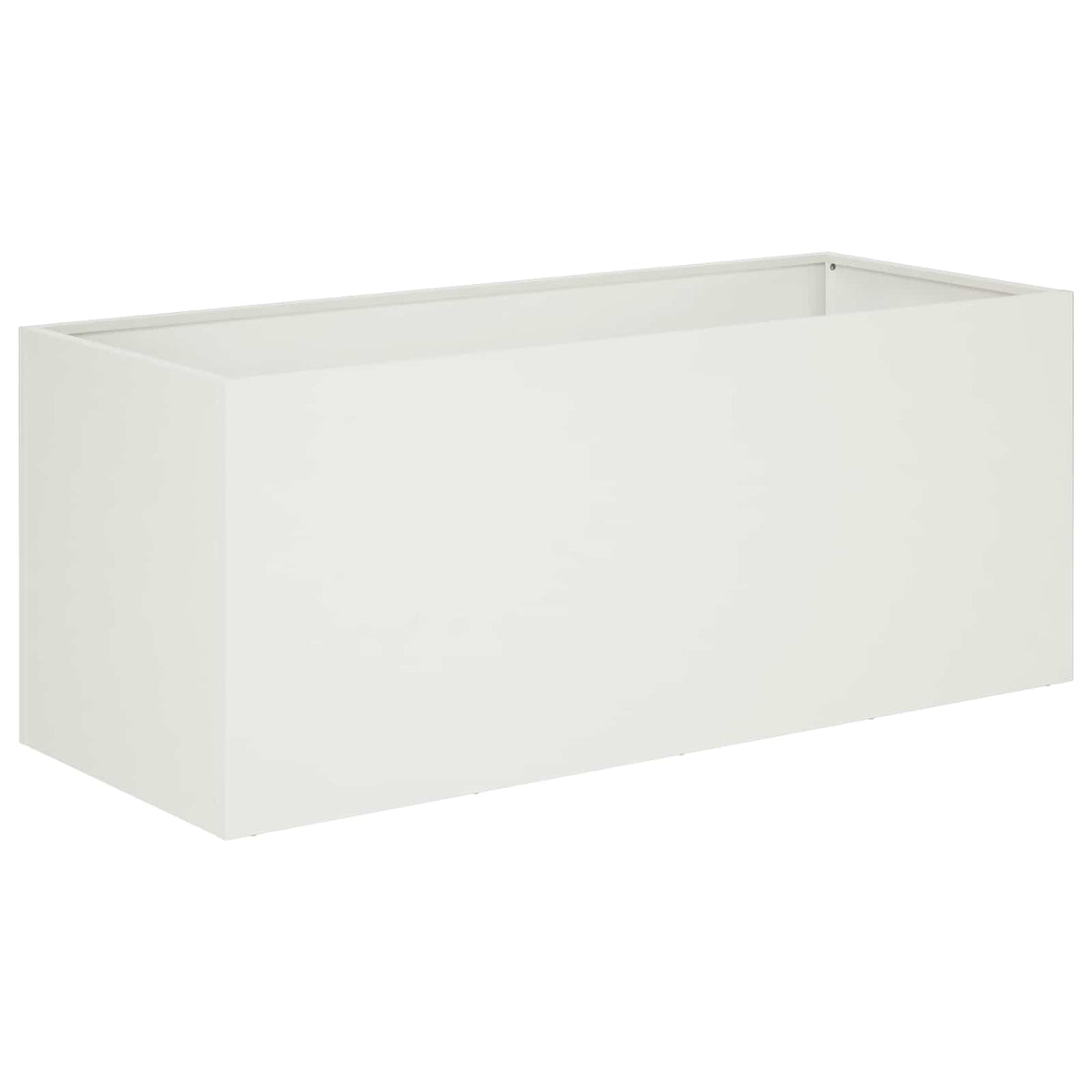 Plantenbak Wit 100 x 40 x 40 cm Koudgewalst staal