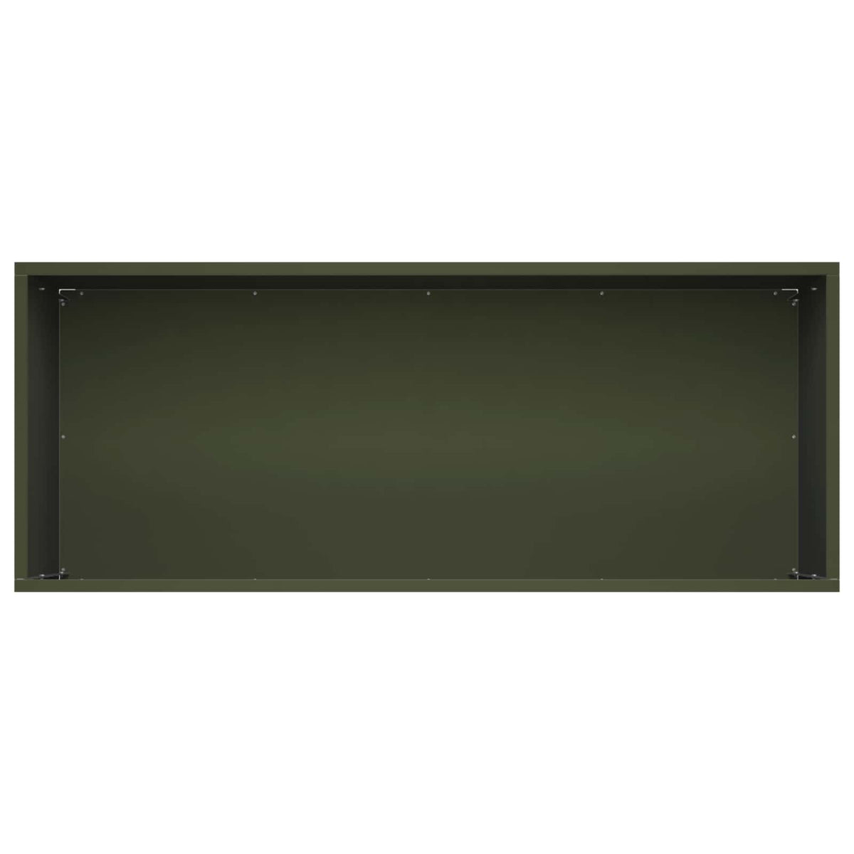 Plantenbak Olijfgroen 100 x 40 x 40 cm Koudgewalst staal