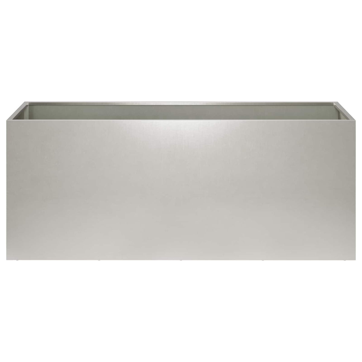 Plantenbak zilver 100 x 40 x 40 cm Roestvrij staal