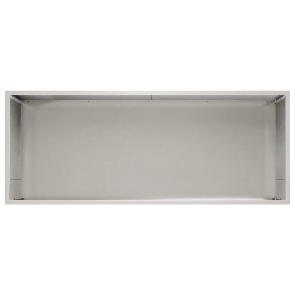 Plantenbak zilver 100 x 40 x 40 cm Roestvrij staal