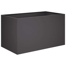 Plantenbak Zwart 80 x 50 x 50 cm Koudgewalst staal