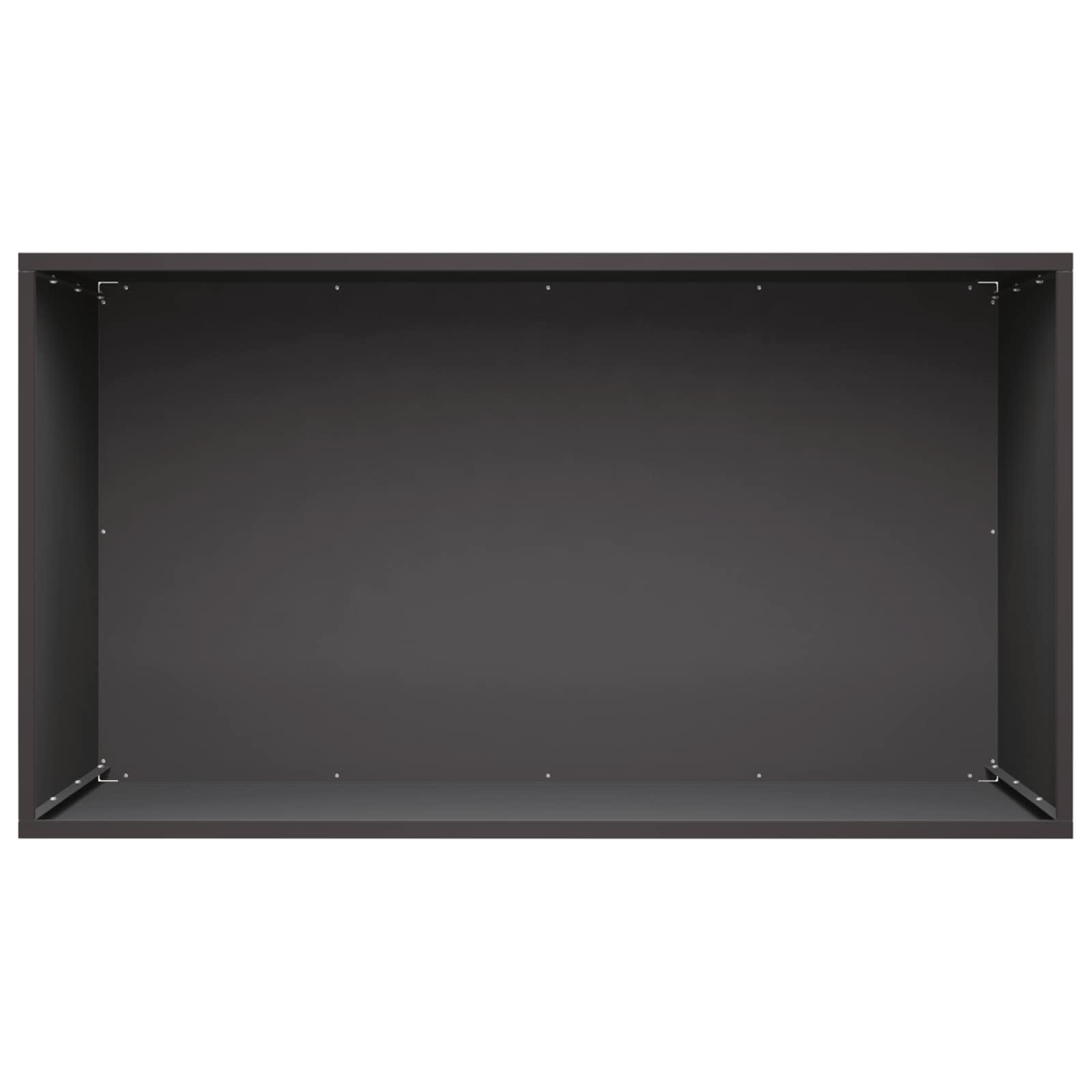 Plantenbak 2 st Zwart 80 x 50 x 50 cm Koudgewalst staal