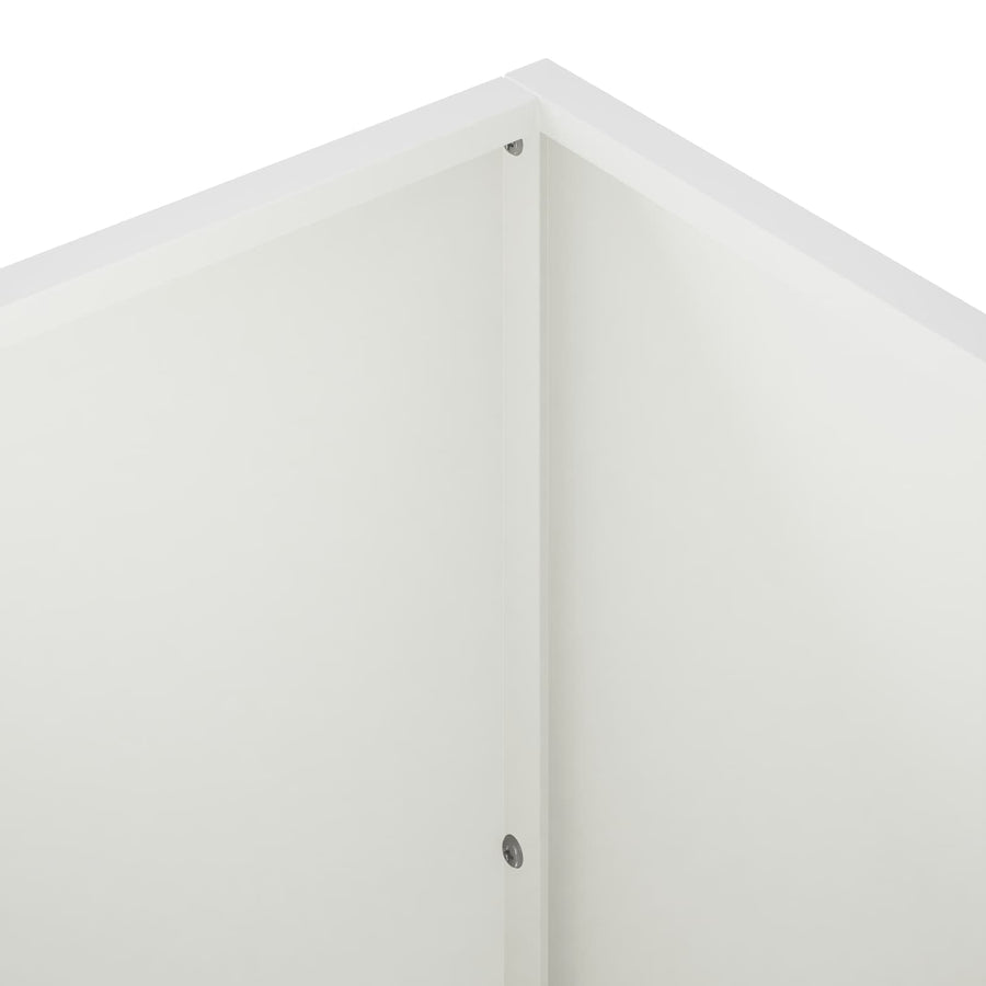 Plantenbak 2 st Wit 80 x 50 x 50 cm Koudgewalst staal