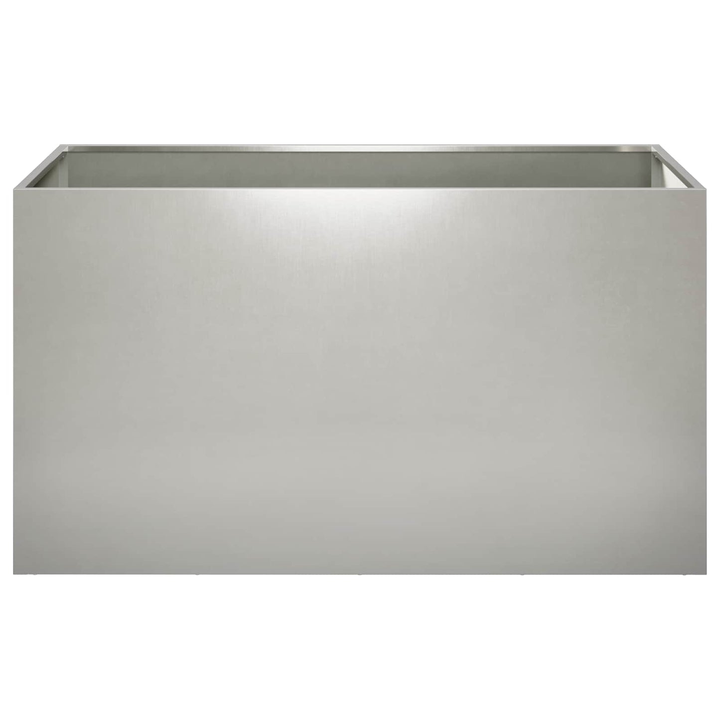 Plantenbak zilver 80 x 50 x 50 cm Roestvrij staal
