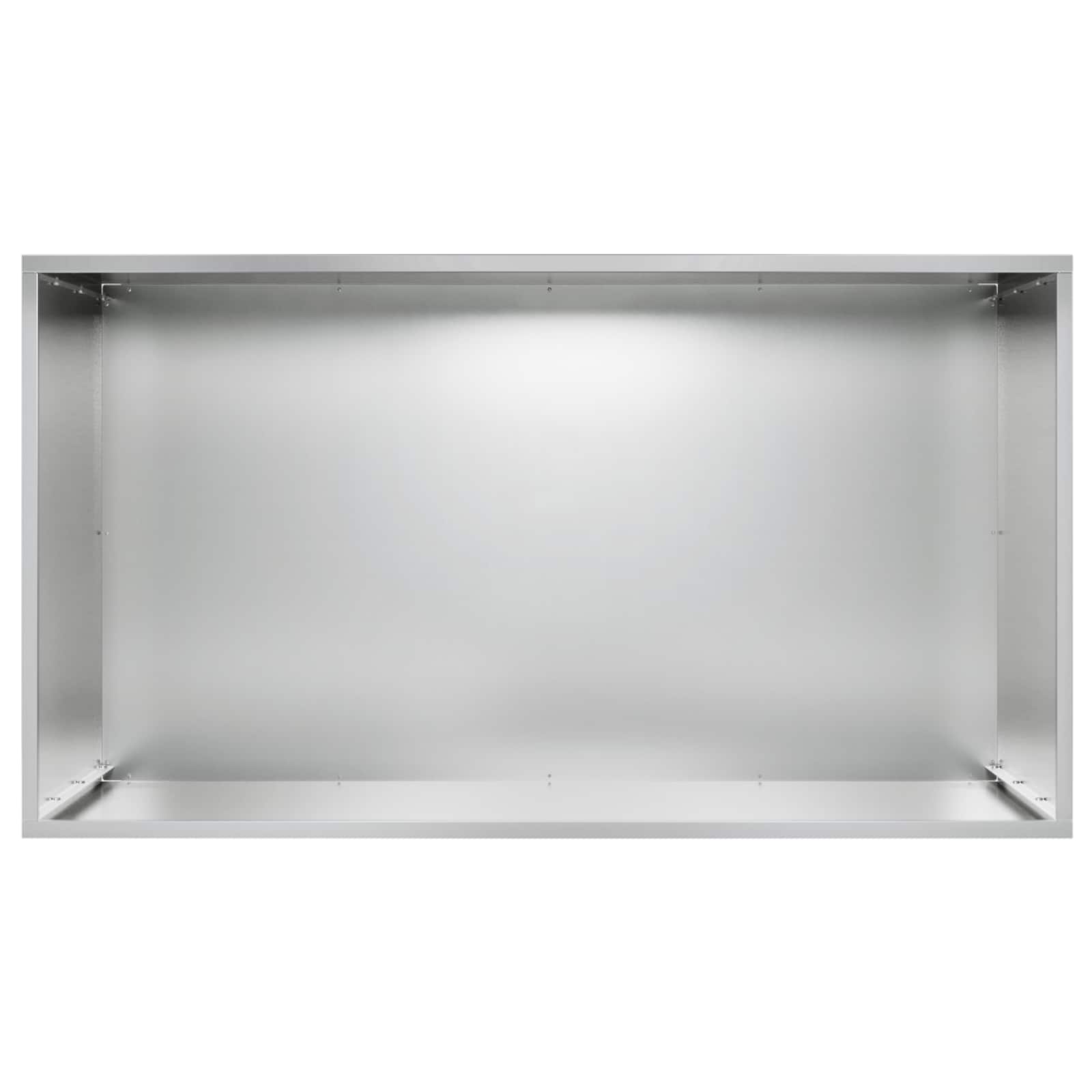 Plantenbak zilver 80 x 50 x 50 cm Gegalvaniseerd staal