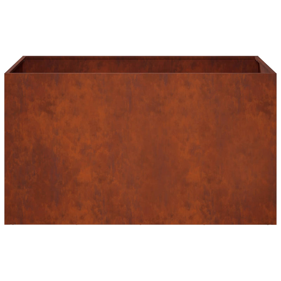 Plantenbak Roestkleurig 80 x 50 x 50 cm weervast staal