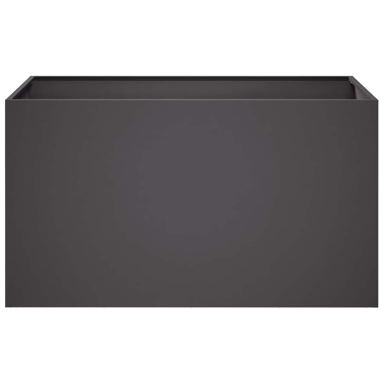 Plantenbak Zwart 100 x 50 x 50 cm Koudgewalst staal