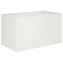 Plantenbak Wit 100 x 50 x 50 cm Koudgewalst staal