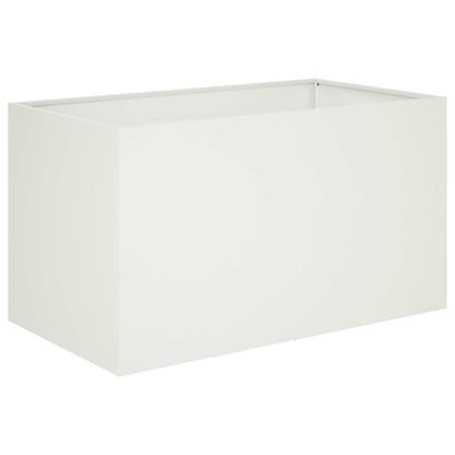 Plantenbak Wit 100 x 50 x 50 cm Koudgewalst staal