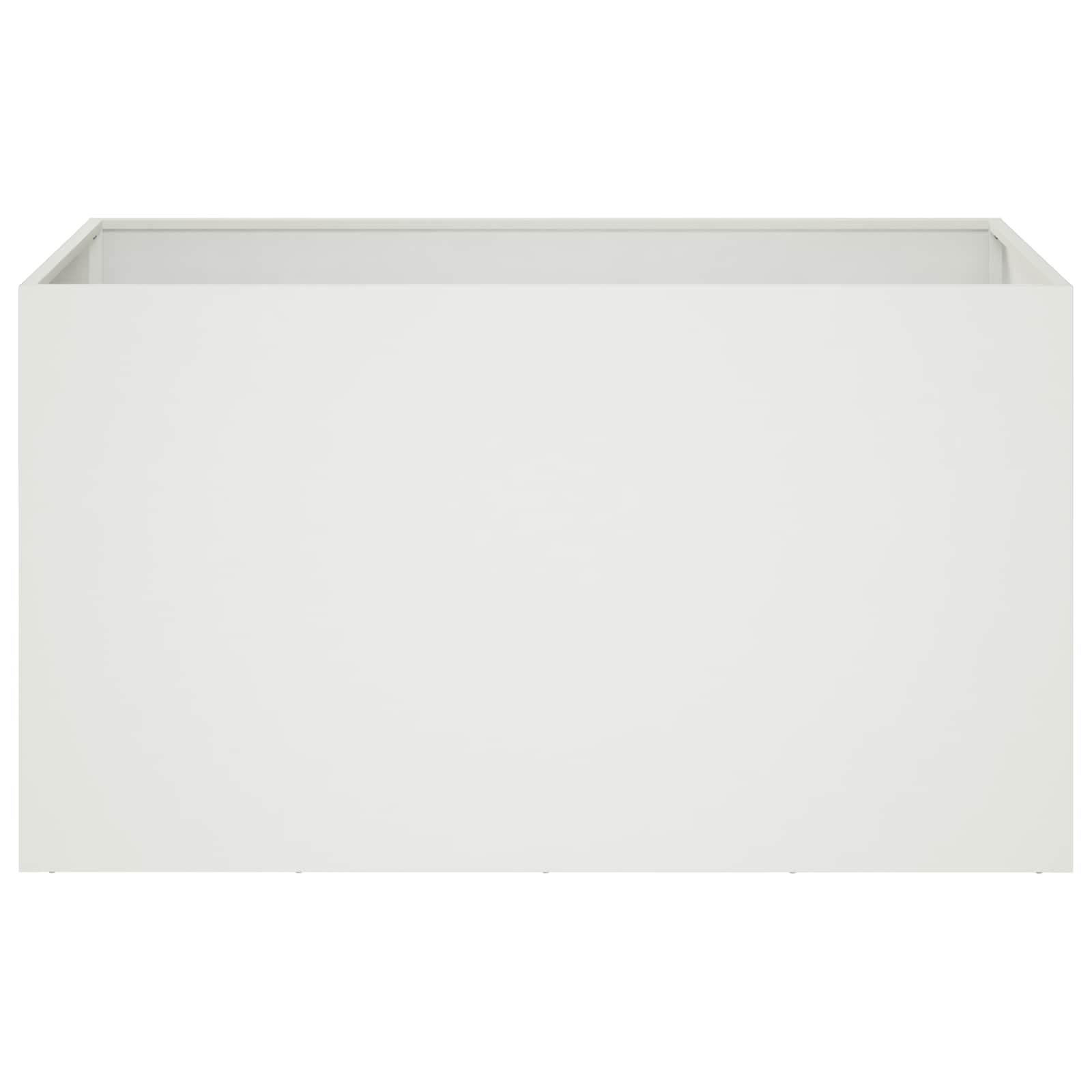 Plantenbak Wit 100 x 50 x 50 cm Koudgewalst staal