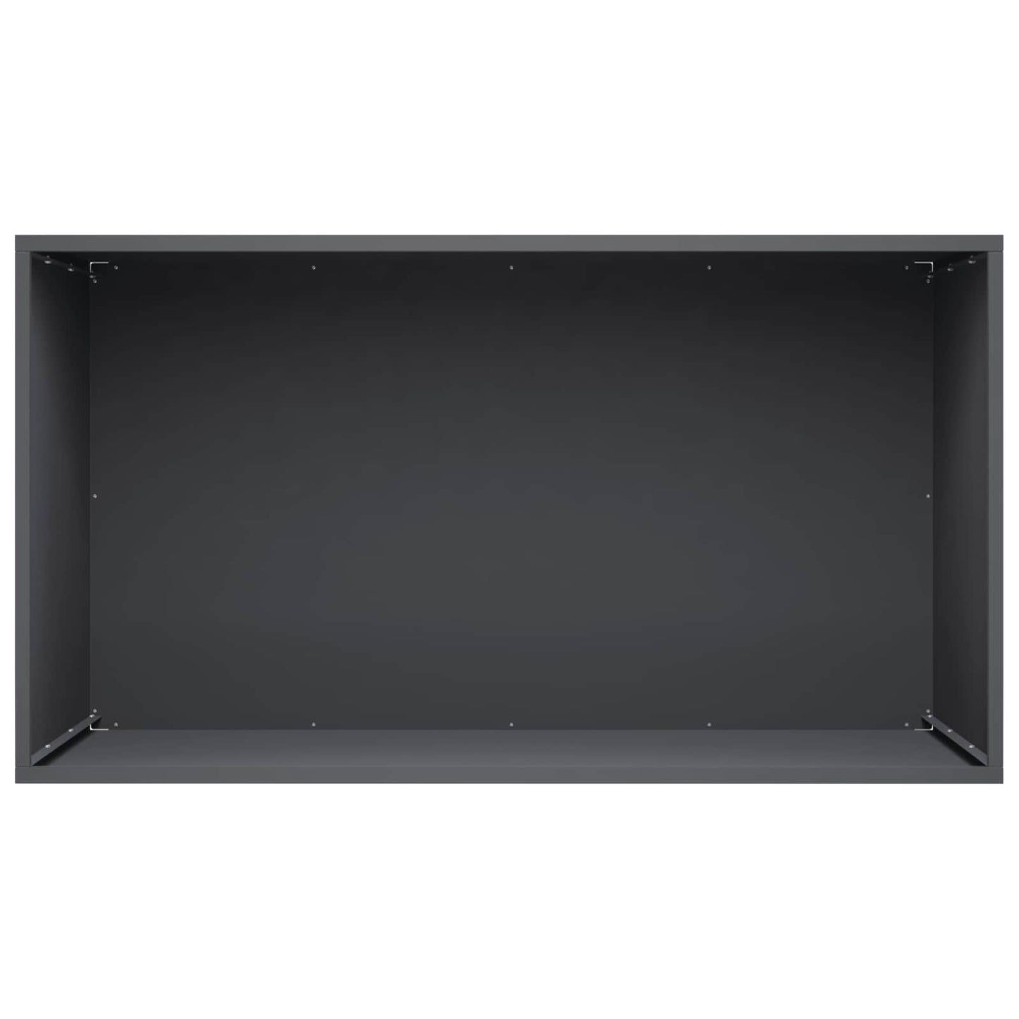 Plantenbak 2 st Antraciet 100 x 50 x 50 cm Koudgewalst staal