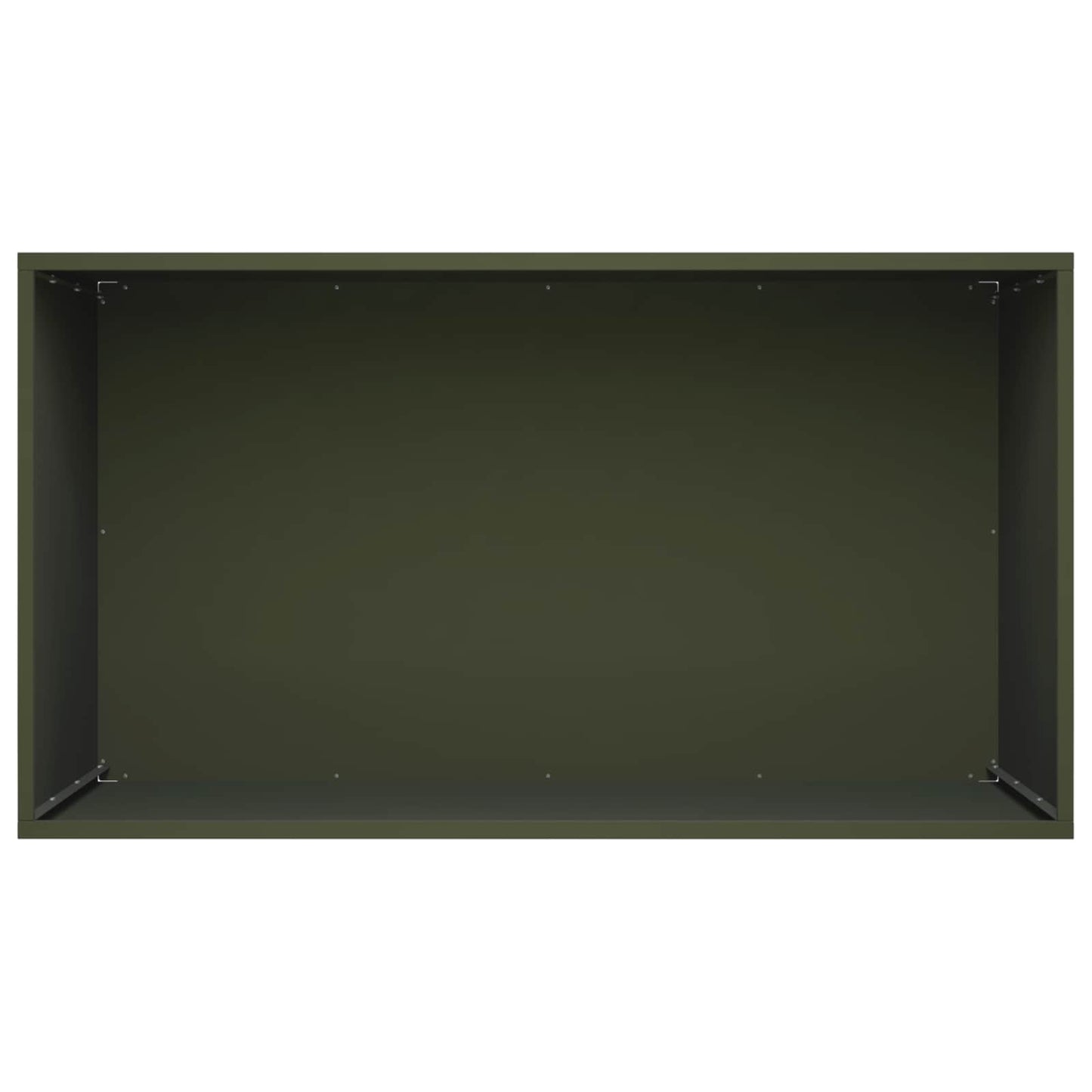 Plantenbak Olijfgroen 100 x 50 x 50 cm Koudgewalst staal