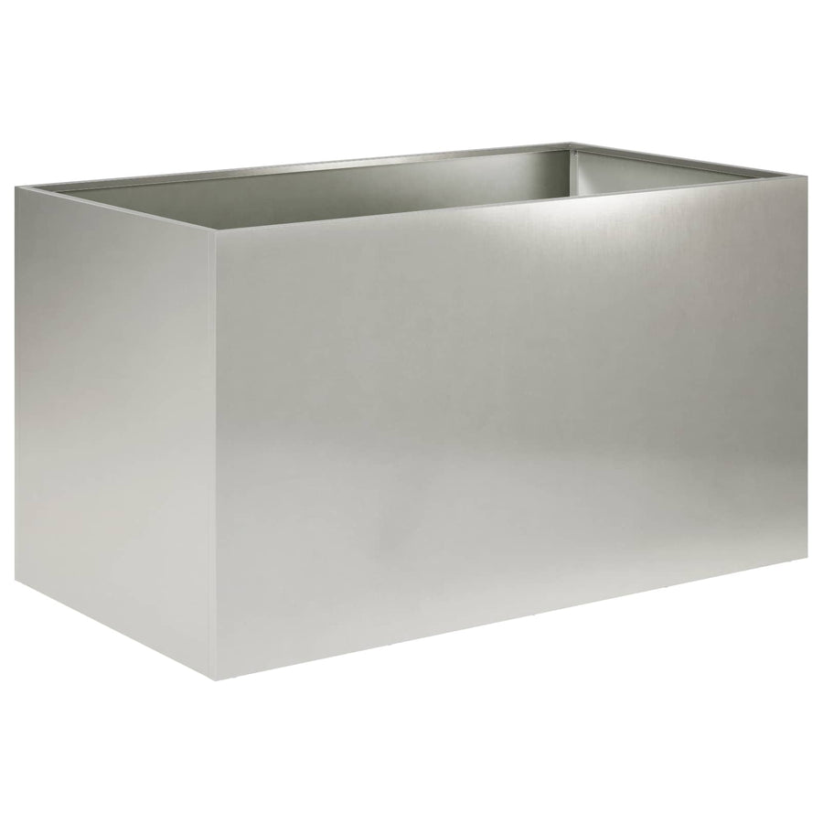 Plantenbak zilver 100 x 50 x 50 cm Roestvrij staal