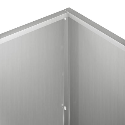Plantenbak zilver 100 x 50 x 50 cm Gegalvaniseerd staal