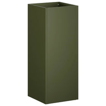 Plantenbak Olijfgroen 20 x 20 x 40 cm Koudgewalst staal