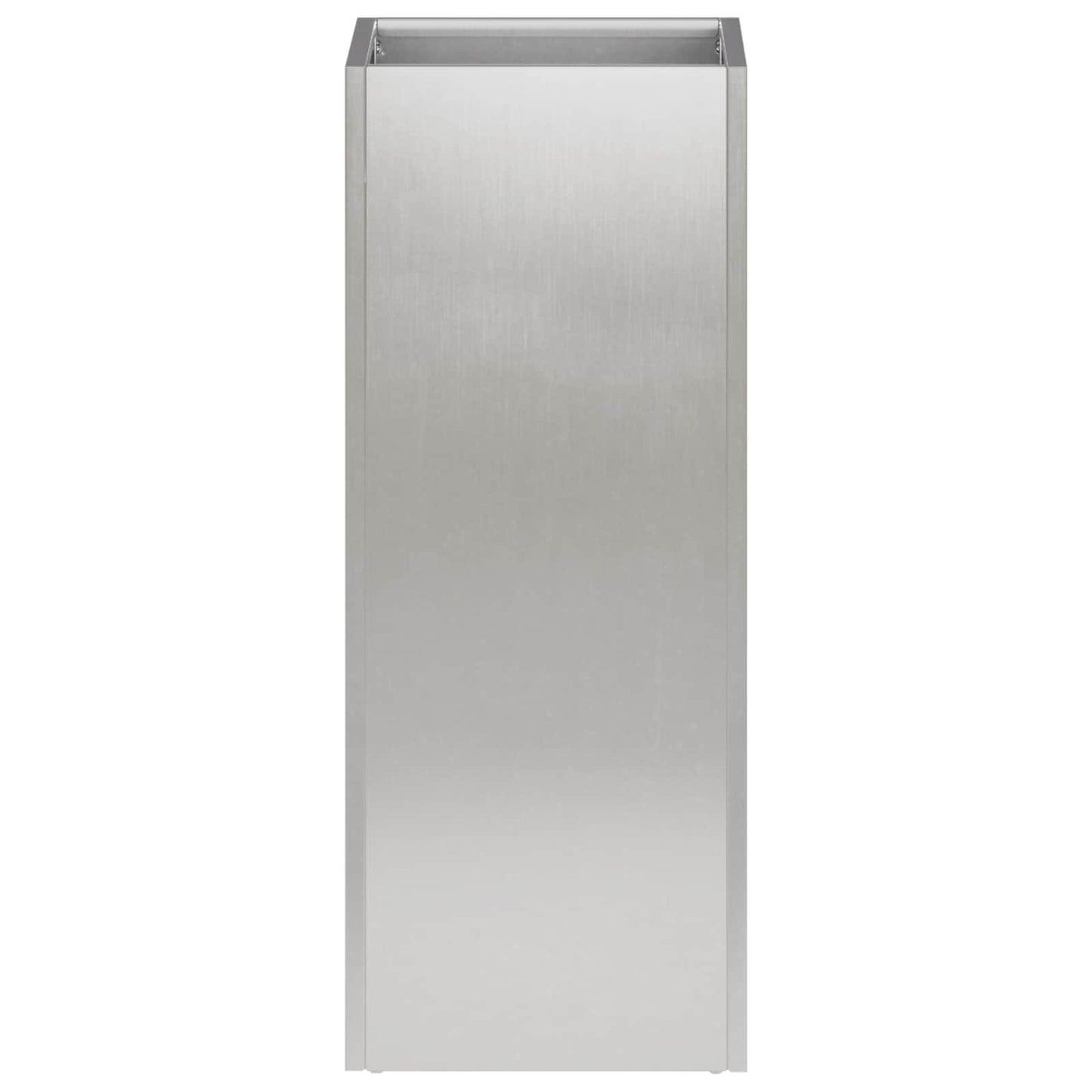 Plantenbak zilver 20 x 20 x 40 cm Roestvrij staal