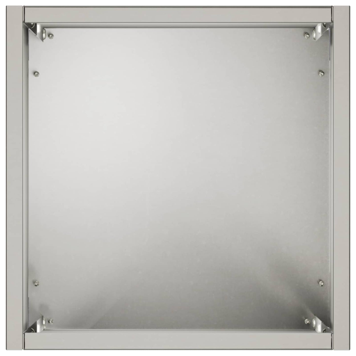 Plantenbak 2 st zilver 20 x 20 x 40 cm Roestvrij staal