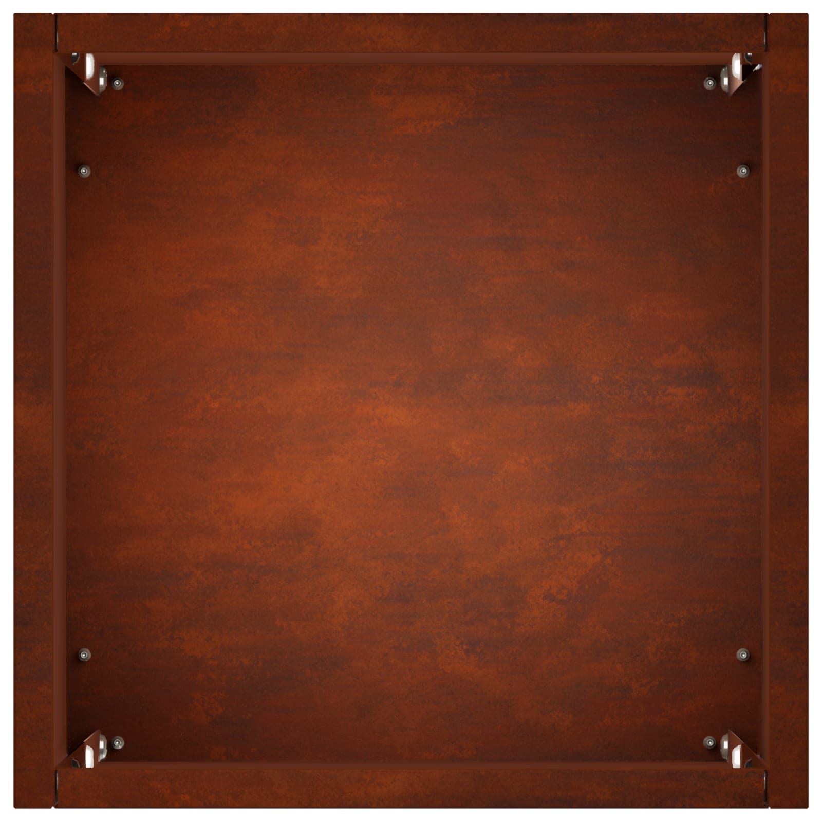 Plantenbak Roestkleurig 20 x 20 x 40 cm weervast staal