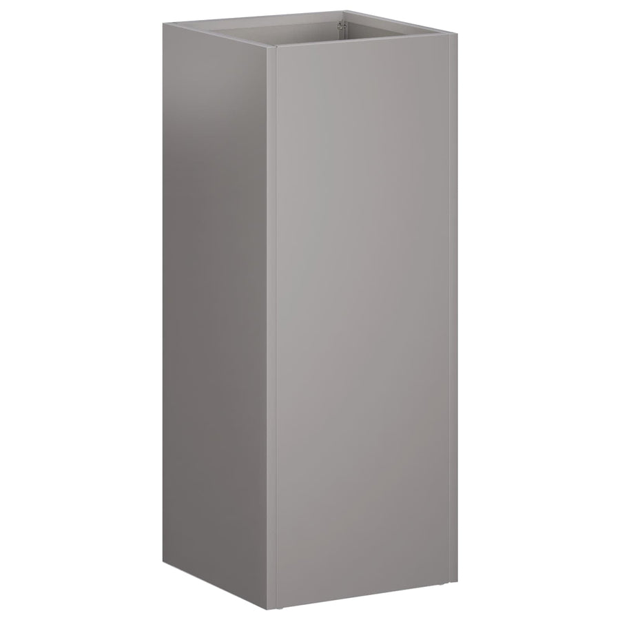 Plantenbak 2 st Roestkleurig 20 x 20 x 40 cm weervast staal