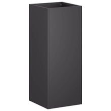 Plantenbak Zwart 20 x 20 x 50 cm Koudgewalst staal