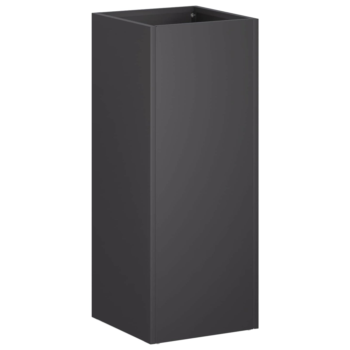 Plantenbak 2 st Zwart 20 x 20 x 50 cm Koudgewalst staal