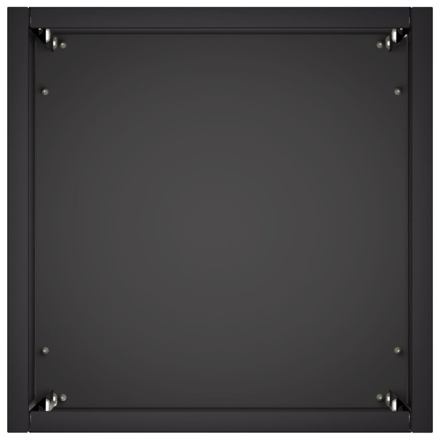 Plantenbak 2 st Zwart 20 x 20 x 50 cm Koudgewalst staal