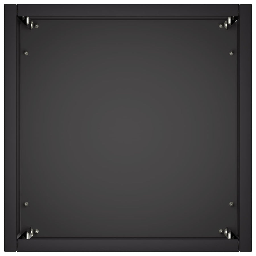 Plantenbak 2 st Zwart 20 x 20 x 50 cm Koudgewalst staal