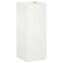Plantenbak Wit 20 x 20 x 50 cm Koudgewalst staal