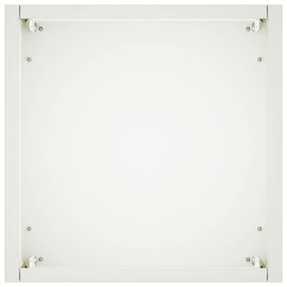 Plantenbak Wit 20 x 20 x 50 cm Koudgewalst staal