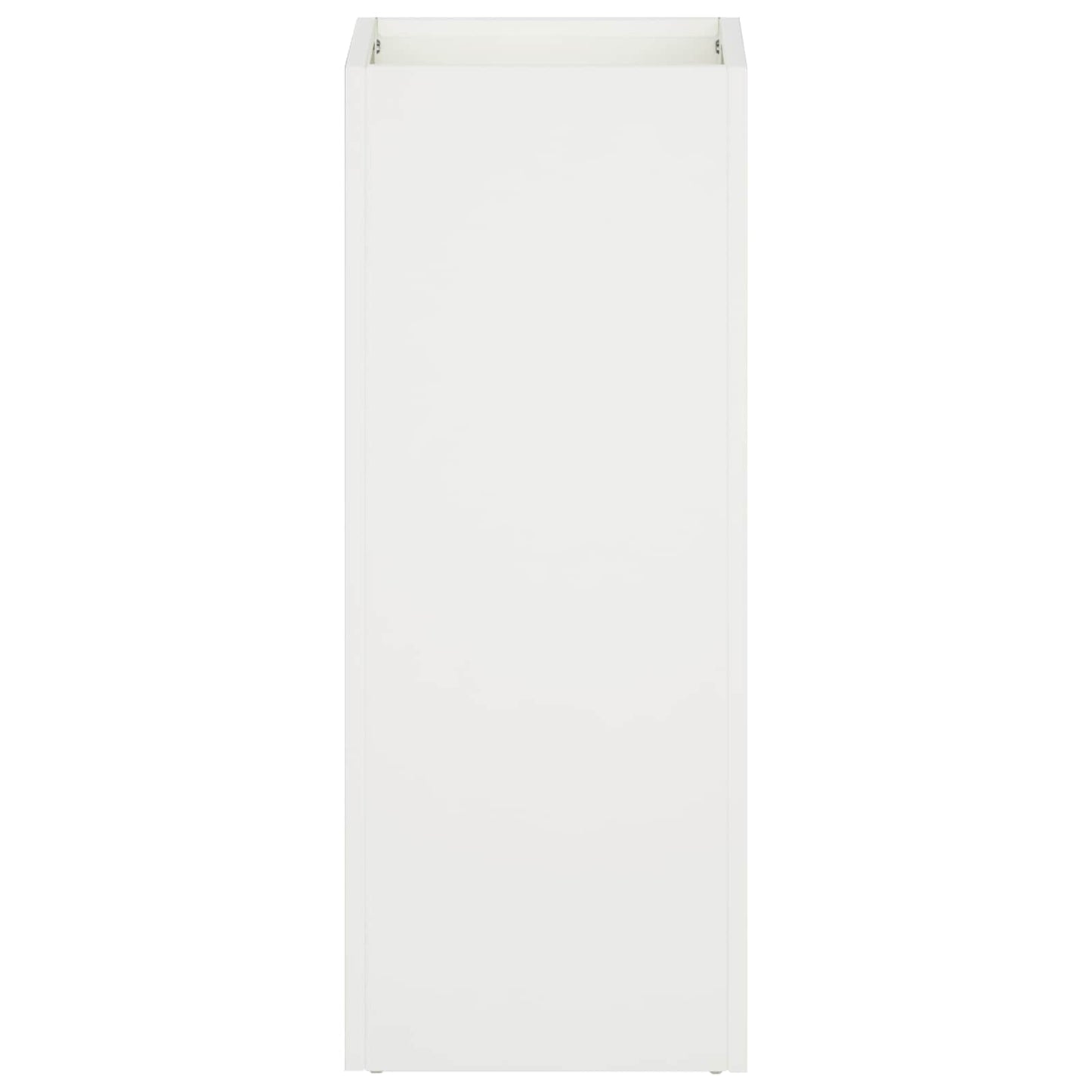 Plantenbak 2 st Wit 20 x 20 x 50 cm Koudgewalst staal