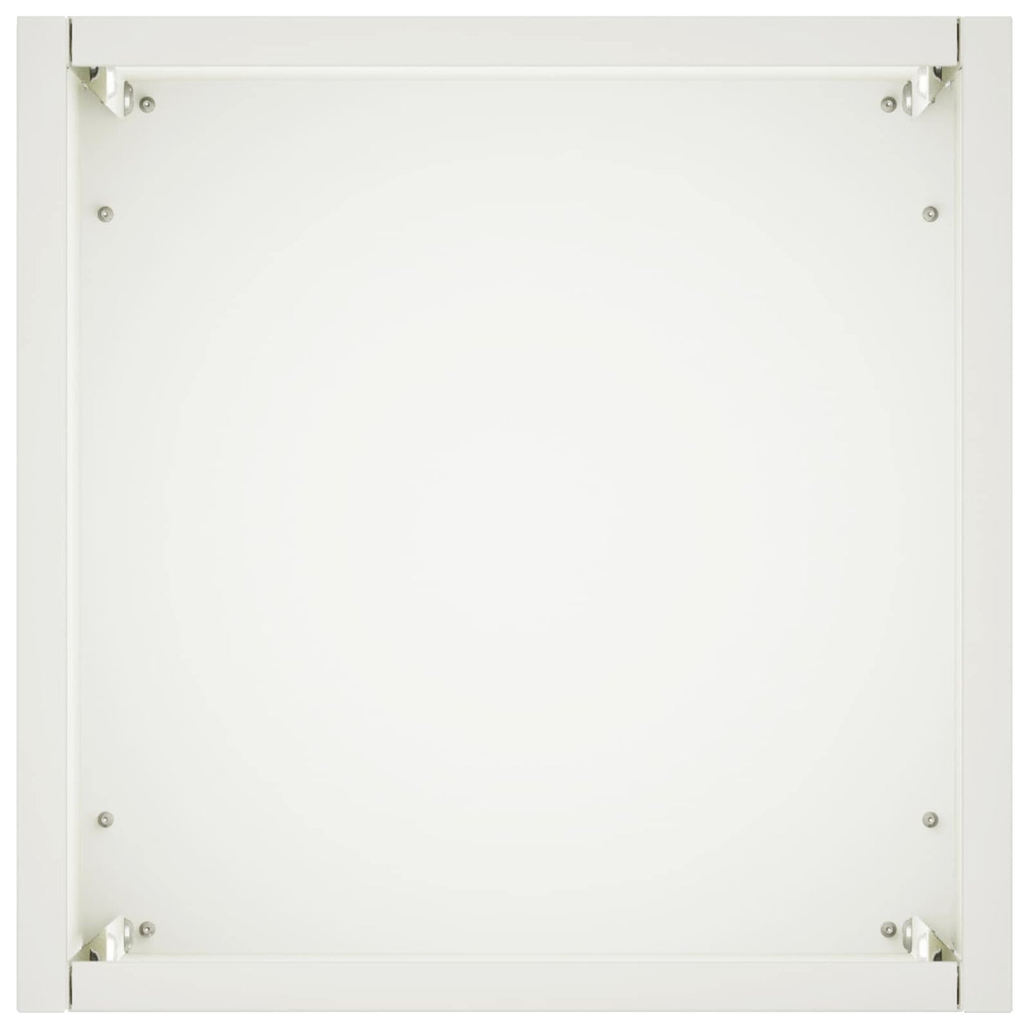 Plantenbak 2 st Wit 20 x 20 x 50 cm Koudgewalst staal