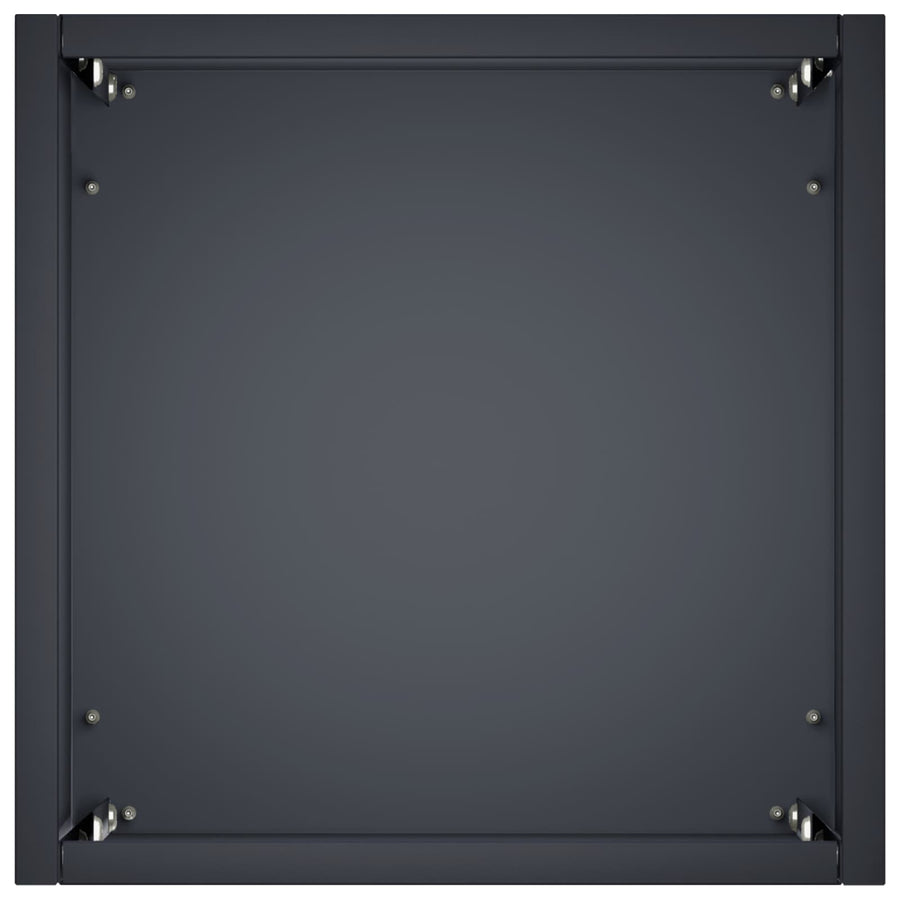 Plantenbak Antraciet 20 x 20 x 50 cm Koudgewalst staal