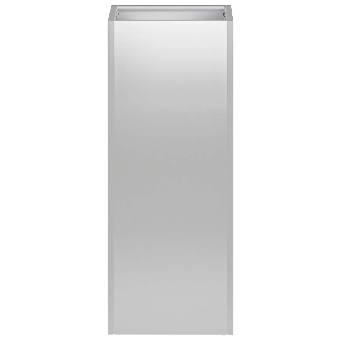 Plantenbak zilver 20 x 20 x 50 cm Gegalvaniseerd staal