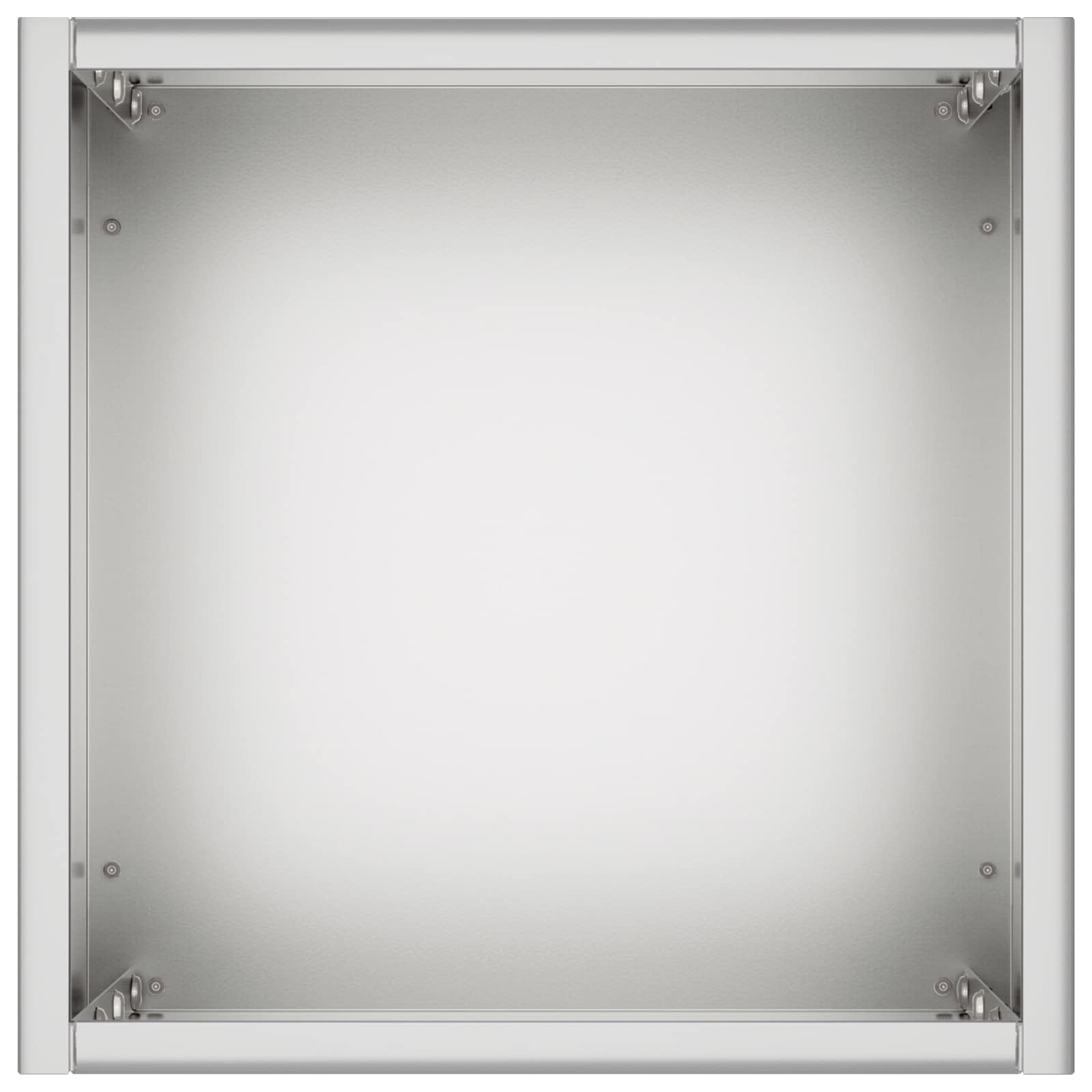 Plantenbak 2 st zilver 20 x 20 x 50 cm Gegalvaniseerd staal