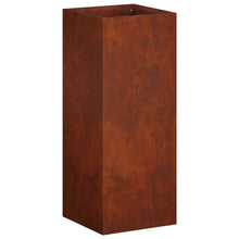Plantenbak Roestkleurig 20 x 20 x 50 cm weervast staal