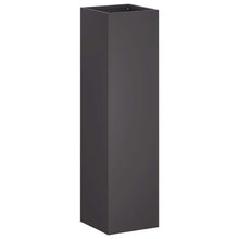 Plantenbak Zwart 20 x 20 x 75 cm Koudgewalst staal