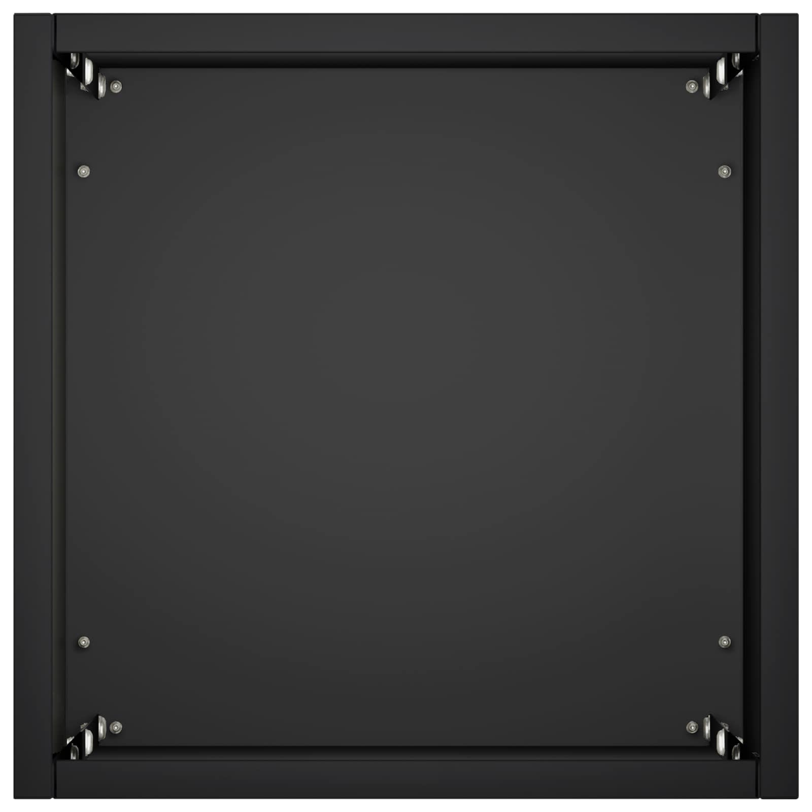 Plantenbak Zwart 20 x 20 x 75 cm Koudgewalst staal