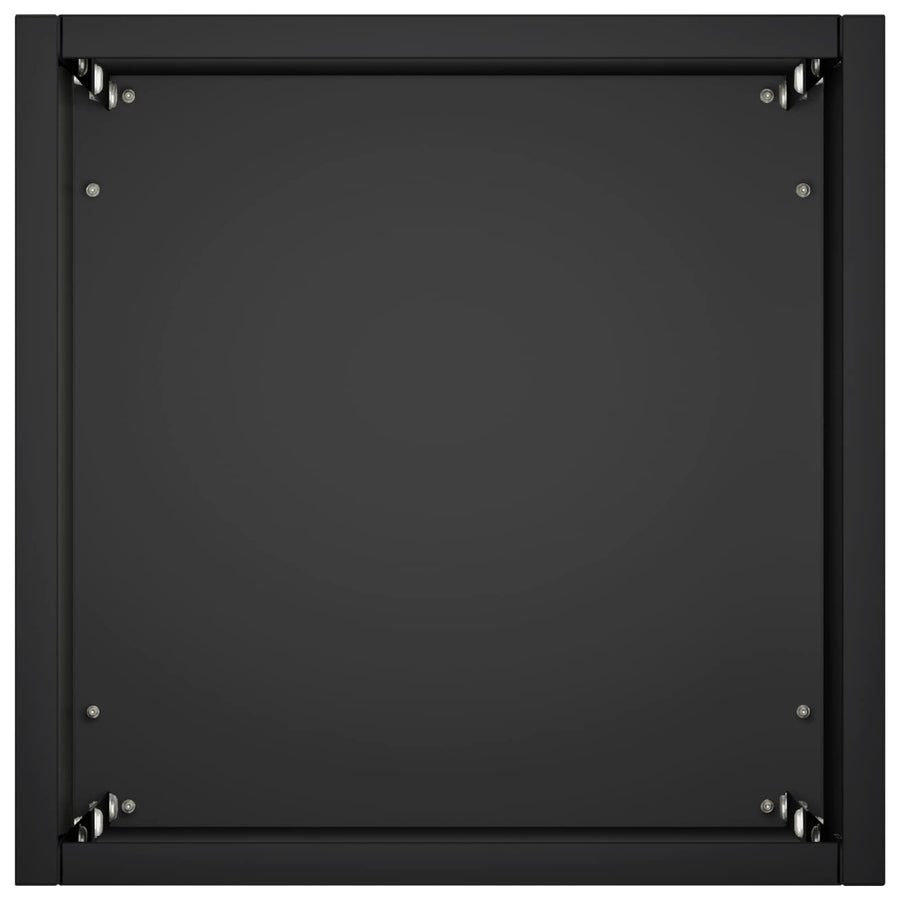 Plantenbak Zwart 20 x 20 x 75 cm Koudgewalst staal