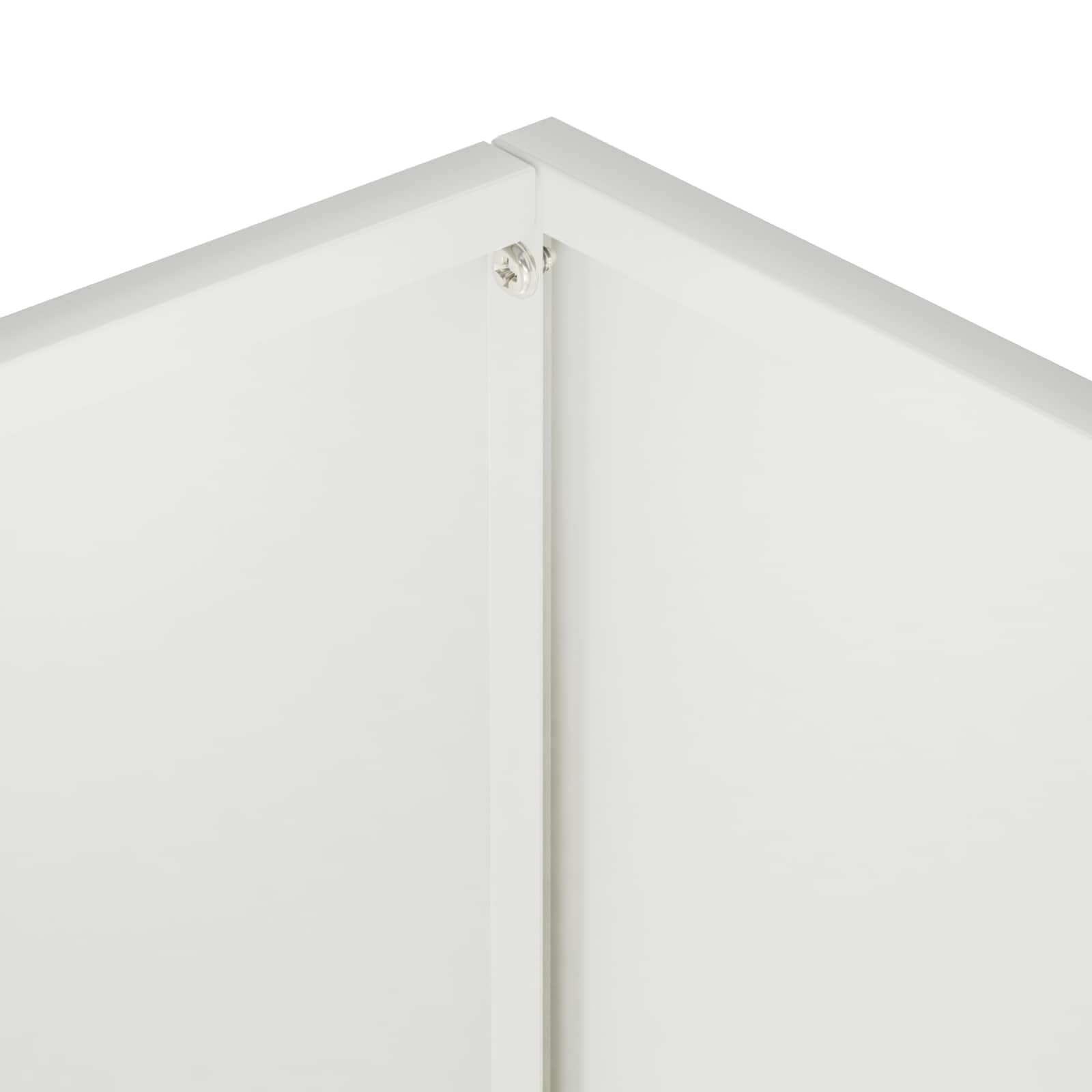Plantenbak Wit 20 x 20 x 75 cm Koudgewalst staal