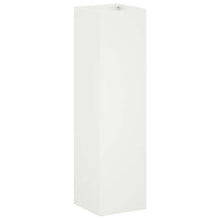 Plantenbak Wit 20 x 20 x 75 cm Koudgewalst staal