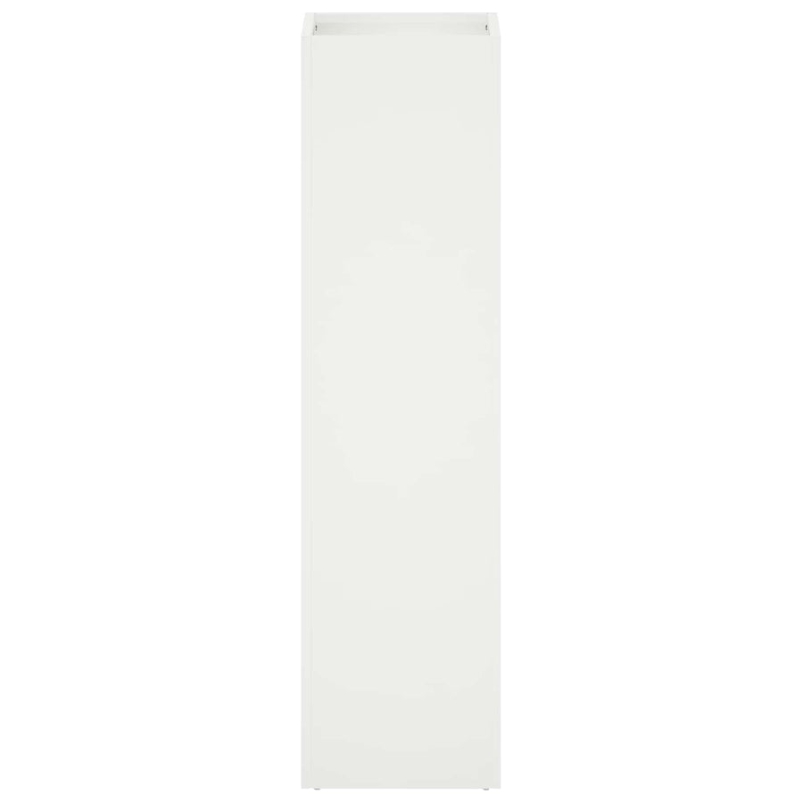Plantenbak Wit 20 x 20 x 75 cm Koudgewalst staal