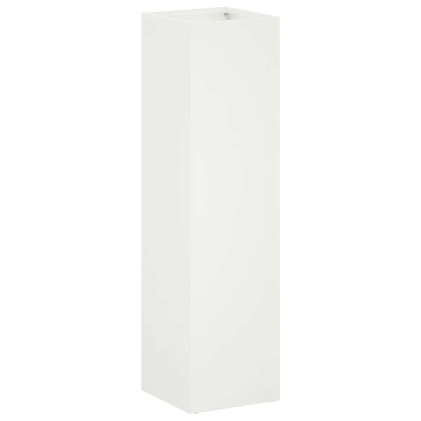 Plantenbak 2 st Wit 20 x 20 x 75 cm Koudgewalst staal